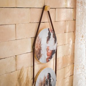 Coleção Lizi Fuchs – Couro – (Dupla de Redondo 20cm com couro) - Image 3